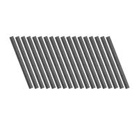 Ipetboom 18pcs Graphite Electrode Rods for Electrolysis and Physics Experiments, Stable Conductivity, Burr-free Surface, 6/8/10mm Diameter Carbon Rods Suitable for Scientific Research