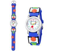 Ipetboom 1PC Adorable Cartoon Watch Fun Basketball Design for Boys and Present for Ages Durable Material Easy Reading Color Random Color