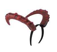Ipetboom 1pc Devil's Horn Headband Headbands for Men Cartoon Costume Wearable Horns Costume Ox Horns Evil Horn Headdress Prop Halloween Horns Costume Goat Horns Costume Giant Horns Man Pu