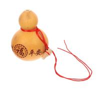 Ipetboom 1Pc Natural Gourd Wine Container with Cork Feng Shui Charm for Home Decoration for Storing Wine Water and Medicinal Liquids Antique Accessory