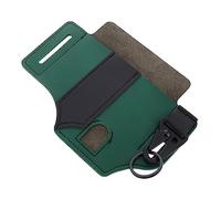 Ipetboom 1Pc Retro Leather Tool Waist Pouch Outdoor Storage Bag for Camping Hiking Running Convenient Hook Design for Keys and Essentials