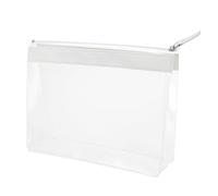 Ipetboom 1Pc Transparent Cosmetic Bag Practical Makeup Storage Pouch for Travel Toiletries Skincare Chic Design Capacity