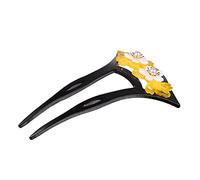 Ipetboom 1pc Vintage U-shape Chinese Style Hairpin Elegant Retro Headdress for Weddings Festivals and Photography Easy to Secure Thick Hair Antique Design