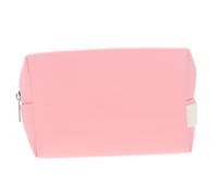 Ipetboom 1pcs Cosmetic Pouches Travel Makeup Bag Lightweight Polyester Pink Creative Simple Design with Zipper for Female and Can Be Put in Backpack Or Pocket