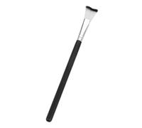 Ipetboom 1pcs Nose Contour Brush for Women Soft Bristles Highlighter Tool Versatile Makeup Applicator for Foundation Loose for Precise Shaping and Blending Black Silver