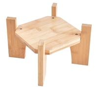 Ipetboom 1pcs Wood Display Stand Dispenser Stand Only Wooden Plant Indoor Creative Design Unique and Beautiful Easy to Clean Easy to Maintain Multi-functional Use