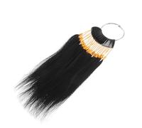 Ipetboom 1set Real Human Hair Color Practice Strands Natural Color Samples for Hair Dyeing and Salon Use for Hairstylist Accessories