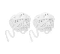 Ipetboom 2 Pack Cotton Roll Coil for Perms and Makeup White Absorbent Salon Cotton Strips with Rope 175-180g Disposable for Perming and Hair Treatments
