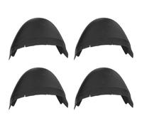 Ipetboom 2 Pair Steel Toe Work Boots Anti-Puncture Protective Caps, Slip-Resistant Safety Shoes for Men and Women, Black Tough Toe Guards Rubber Strip, Size 41, Sturdy Industrial Footwear