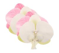 Ipetboom 2 Pairs Butterfly Orchid Flower Shoe Clips, Elegant Plastic Shoe Charms with Comfortable Fit, Transformative Design for Summer and Beach Vacations, Women’s High Heel Accessories