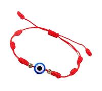 Ipetboom 2 pcs Evil Eye Bracelet Adjustable Hand Woven Red String Bracelet for Women Knots Turkish Eye Jewelry for Girlfriends Mothers and Special Occasions