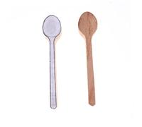 Ipetboom 2 Pcs Natural Beech Wood Spoon Blanks for DIY Crafting Handmade Semi Finished Long Handle Oval Wooden Spoons Eco Friendly Woodcarving Material for Beginners and Cooking Use