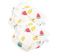 Ipetboom 2 pcs Training Cotton Diaper Pants for Newborns and Washable Reusable Cloth Diapers with Leak-Resistant Design Breathable Skin-Friendly Potty Training Nappies S Watermelon Pear