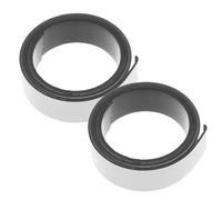Ipetboom 2 Rolls Dry Erase Magnetic Tape Roll for Whiteboards and Metal Surfaces, Flexible White Rubber Magnet Strip with Writable and Erasable Surface, for Office and Classroom Use