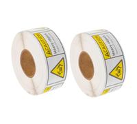 Ipetboom 2 Rolls Heavy Package Warning Stickers Strong Adhesive Shipping Labels for Team Lift Eye-catching Caution Signs for Warehousing and Transportation Packaging