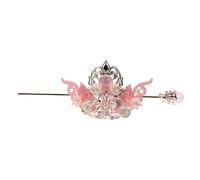 Ipetboom 2 Sets Han Dynasty Hairpin Tiara Chinese Style Hair Decor Alloy Headwear Unique Ancient Look