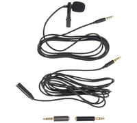 Ipetboom 2 Sets Mic Bundle for Recording with Good Sound Quality, Metal and Tpe Wire Construction, Compatible with Phone and Laptop, Easy to Use Microphone Kit for Outdoors and Movies