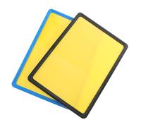 Ipetboom 2 Sets Price Display Holder Reusable Plastic Shelf Tags for Supermarket Merchandise Organization Horizontal Vertical Orientation Lightweight PVC Frame Standardized Dimensions for