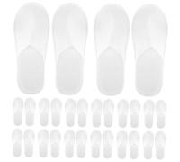 Ipetboom 20 Pairs Disposable Travel Slippers Non Woven Skid Lightweight Hotel Slippers for Men Women Fits Portable Bulk Pack