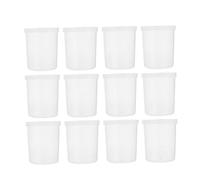 Ipetboom 20 Pcs Specimen Measuring Cups with Lids Lab Sample Containers for Hospitals Cytology Reagent Preparation