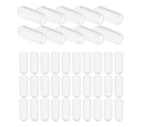 Ipetboom 200pcs Headband End Caps Rubber Tips Hair Bands End Plugs Replacement Caps for Headband and Foot Coverings