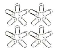 Ipetboom 200pcs Vintage Metal Paper Clips Black 15mm Mini Clips for School and Classroom Use, Decorative and Portable Stationery Supplies with Easy One-Handed Use for Students and Teachers