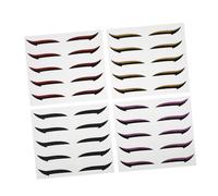 Ipetboom 20pairs Self-adhesive Eyeliner Stickers Charming Eyeshadow Stickers for Women Ladies