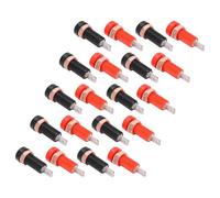 Ipetboom 20pcs 20pcs Female Socket Panel Mount Binding Post Adapters for Audio and Teaching Equipment High-temperature Resistant Connectors with Easy Plug-in Design in Two Colors