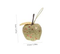 Ipetboom 20Pcs Apple Christmas Tree Hanging Ornaments Mini Holiday Decorations for Xmas Party Wedding Mantel Wall Festive Tree Decors to Enhance Holiday Cheer Random Color