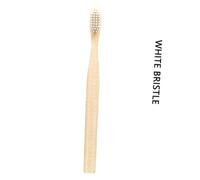 Ipetboom 20pcs Biodegradable Bamboo Toothbrush Set Soft Bristle Toothbrushes for Adults Travel and Outdoor Use Square End in Black White Yellow and Rainbow