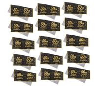 Ipetboom 20pcs Black Gold Printed Birthday Napkins Disposable Paper Cocktail Napkins for Celebrations Sturdy Absorbency and Exclusive Birthday Designs for Party Supplies