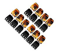 Ipetboom 20pcs Chic Acrylic Hairpin Mini Claw Clips for Hair Braid Hair Clip for Women