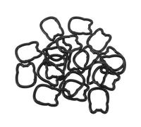 Ipetboom 20pcs Cute Cat Keychain with Zinc Alloy Spring Clasp Rings Keyring Chains for Keys Bags Charms and DIY Pendant Crafts and Easy to Attach Accessories