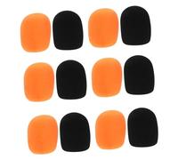 Ipetboom 20pcs Elastic Microphone Sleeve Wind Muff for Handheld Mics Thick Sponge Shield Cover with Noise Reduction and Spray Prevention Fits All Microphones for Karaoke Parties and Stage