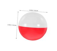 Ipetboom 20pcs Fillable Plastic Round Capsules for Vending Machines Refillable Empty Balls in Classic Red and White Suitable for Party Favors Sorting Games Prize Draws and Group Activities