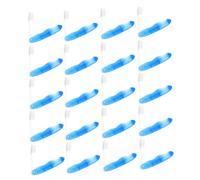 Ipetboom 20pcs Folding Toothbrush Combination Travel Essentials Daily Use Toothbrush