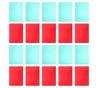 Ipetboom 20Pcs Gel Light Filter Sheets Set, 0.3Mm Red and Green PVC Film Plastic Sheets 210×297Mm, Lighting Correction Filters for Photography, Video, and Stage Use