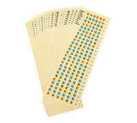 Ipetboom 20pcs Guitar Scale Stickers Fretboard Notes for Beginner Trainer Notes Scale Stickers Accessories for Guitar Fingerboard