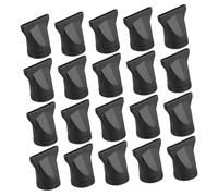 Ipetboom 20pcs Hair Dryer Plastic Nozzle Nozzles for Hair Dryer Attachment Black