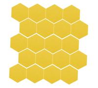 Ipetboom 20pcs Hexagonal Acoustic Panels Felt Pin Board for Soundproofing and Noise Reduction High-Density Felt Wall Tiles for Home Office Decor and Sound Absorption
