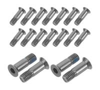 Ipetboom 20Pcs M5 Mountain Bike Rear Derailleur Screws Bolts Bicycle Gear Adjustment Tension Screws for Cycling Repair and Replacement