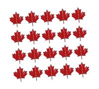 Ipetboom 20pcs Maple Leaf Brooch Pin: Maple Lapel Pin Canada Souvenir for Women Men - Small Thanksgiving Brooch Badge for Sweaters Dress Shawl Scarf Bag Backpack