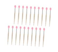 Ipetboom 20pcs Mini Silicone Lip Brush for Lipstick and Lip Balm Application for Makeup Routines and Go Use