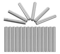 Ipetboom 20pcs Pinch Rollers Copper Replacement Lightweight Pulley Bearing Wheels 2x14mm Silver for Tape Recorders Repair and Maintenance