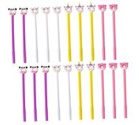 Ipetboom 20Pcs Portable Gel Pens Cute Donut Design Comfortable Grip Smooth Writing Students School Office Sign Pens