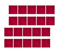 Ipetboom 20pcs Red Disposable Cocktail Napkins Twoply Absorbent Beverage Paper for Weddings Birthday Parties Bar Events Versatile Single-use Napkins for Dining Bathroom Kitchen