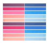 Ipetboom 20Pcs ’S Classroom Elastic Chair Bands Office Desk Leg Stretchy Bands Blue Gradient Gradient for Fidgety Feet and Support