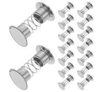 Ipetboom 20pcs Spiral Coil Shaking Springs Double-sided Nano Adhesive, Metal Bobble Doll Dashboard Bases for Car Wobble Decorations and Desk Ornaments