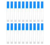 Ipetboom 20pcs Thermometer Protective Tubes Portable Hard Plastic Case Travel Organizer for Body Temperature Gauges Safe Storage for Home Clinic Use