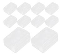 Ipetboom 20pcs Toothbrush Head Protective Covers, Portable Straw-Based Travel Toothbrush Dust Caps, Hygiene Case for Home and Outdoor Use